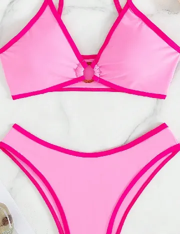 Costum de baie SHEIN, roz