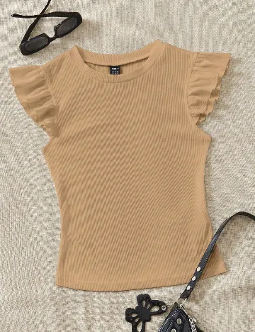 Tricou SHEIN, maro deschis
