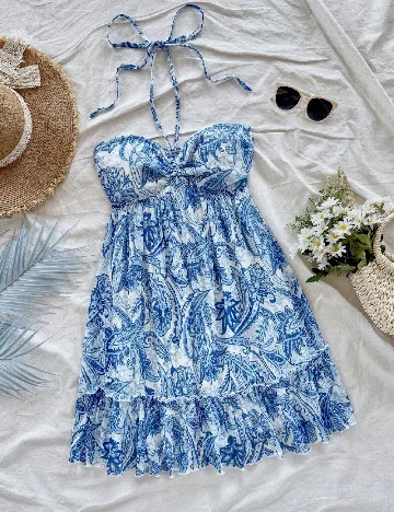 Rochie scurta SHEIN, albastru