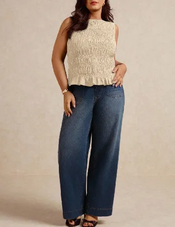 Bluza SHEIN CURVE, crem