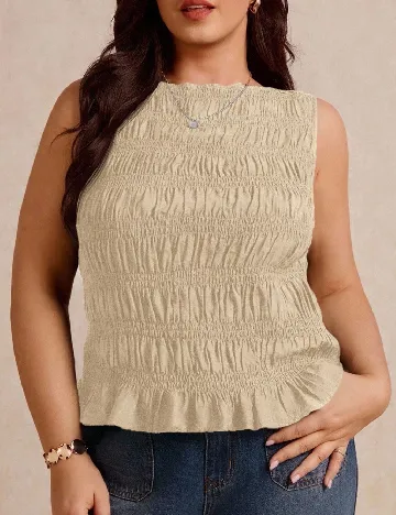 Bluza SHEIN CURVE, crem