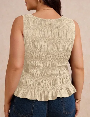 Bluza SHEIN CURVE, crem