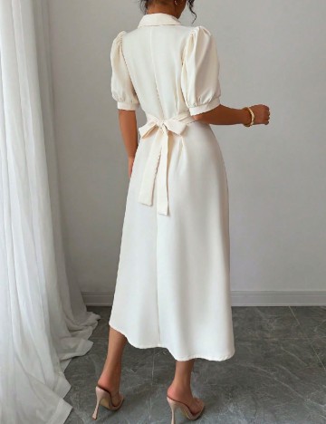 Rochie medie SHEIN, crem