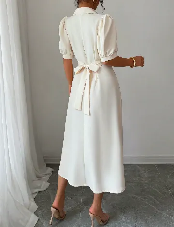 Rochie medie SHEIN, crem