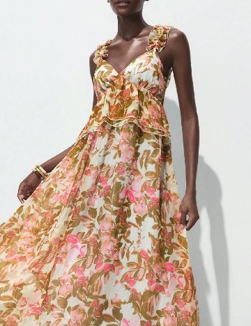Rochie medie SHEIN, floral print