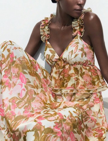 Rochie medie SHEIN, floral print