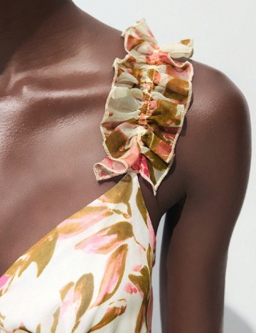 Rochie medie SHEIN, floral print