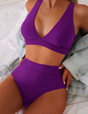 Costum de baie SHEIN, mov