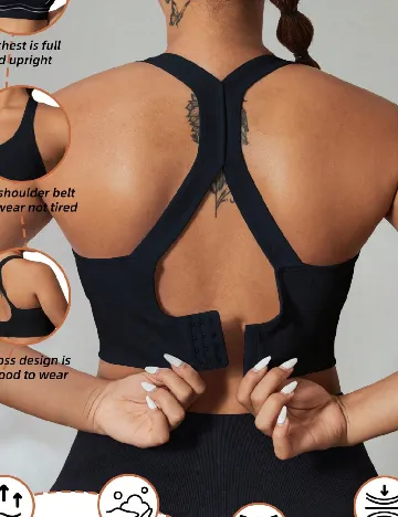 Bustiera SHEIN CURVE, negru