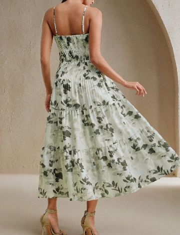 Rochie medie Anewsta, verde