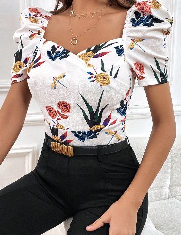 Bluza SHEIN, alb