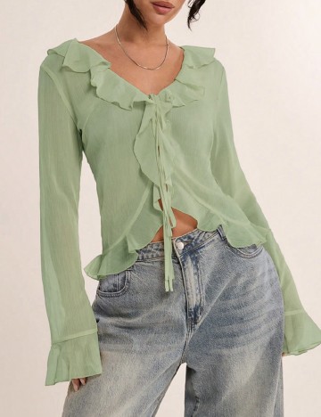Bluza SHEIN, verde