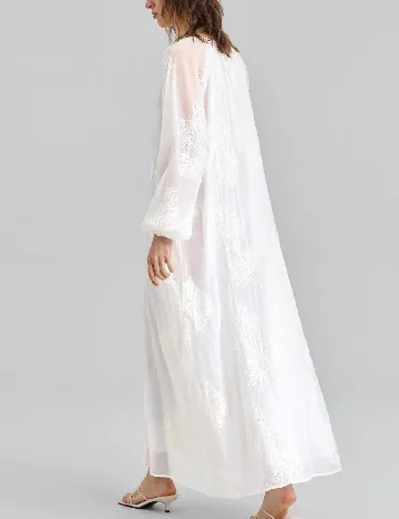 Rochie lunga Ontre, alb