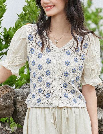 Bluza Dazy, ecru