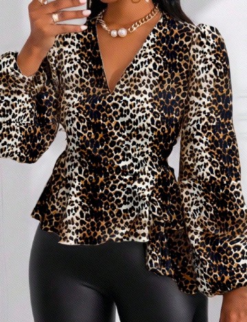 Bluza SHEIN CURVE, animal print