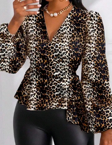 Bluza SHEIN CURVE, animal print