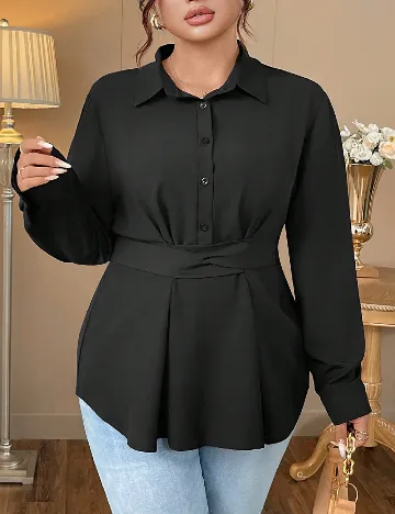 Camasa SHEIN CURVE, negru