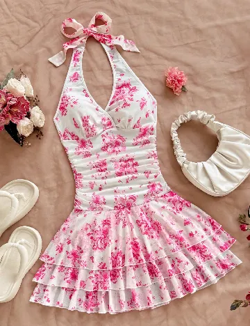Rochie scurta SHEIN, alb