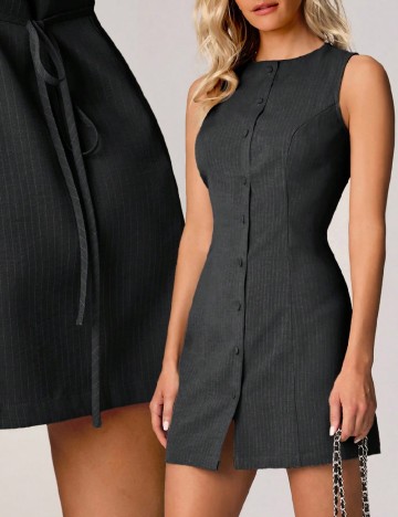 Rochie scurta Forever 21, gri inchis