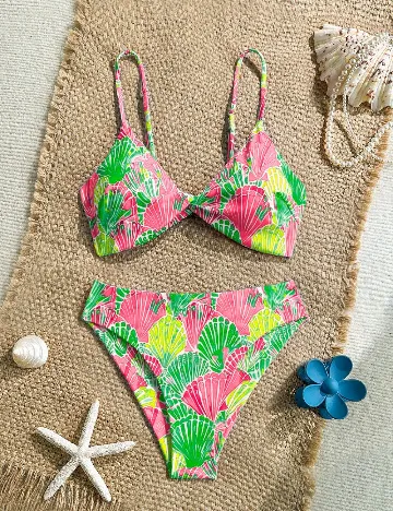 Costum de baie SHEIN, mix culori
