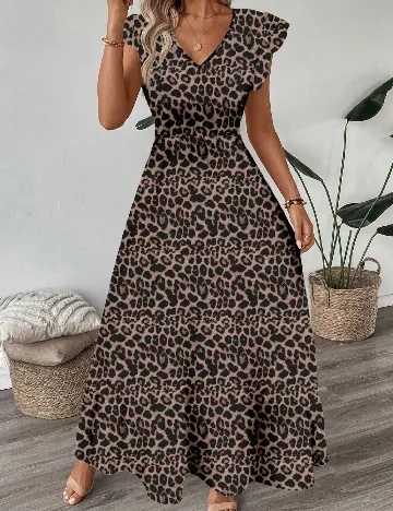 Rochie lunga SHEIN, animal print