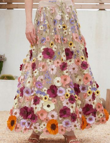 Fusta SHEIN, floral