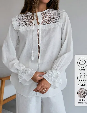 Bluza SHEIN, alb