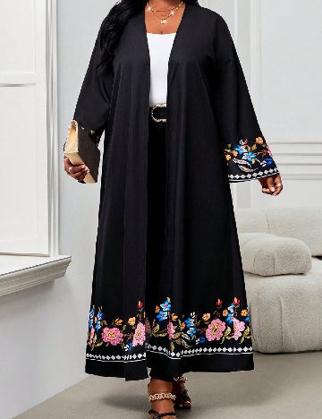 Kimono SHEIN CURVE, negru