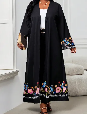 Kimono SHEIN CURVE, negru
