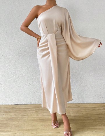 Rochie lunga SHEIN, crem