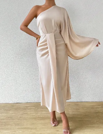 Rochie lunga SHEIN, crem