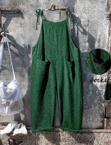 Salopeta SHEIN CURVE, verde