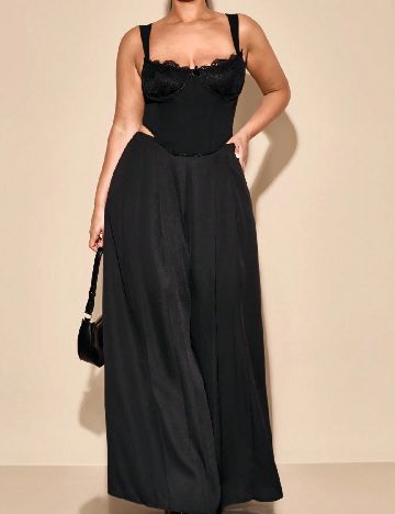 Pantaloni SHEIN CURVE, negru