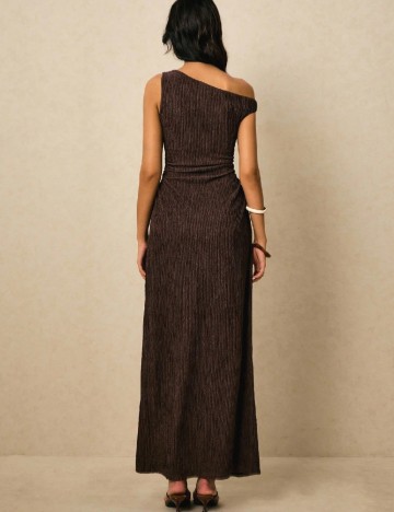 Rochie lunga Poeselle, maro