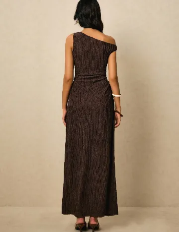 Rochie lunga Poeselle, maro