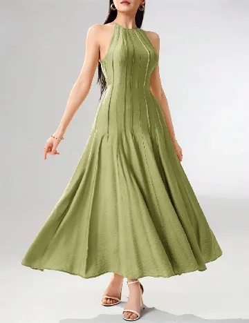 Rochie lunga SHEIN, verde