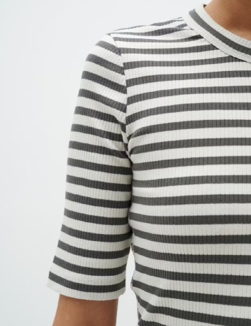 Bluza InWear, ecru/gri