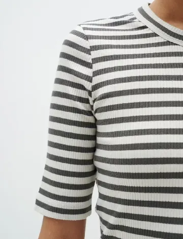 Bluza InWear, ecru/gri