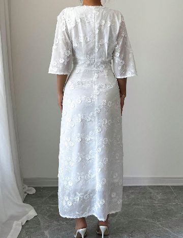 Rochie medie SHEIN, alb