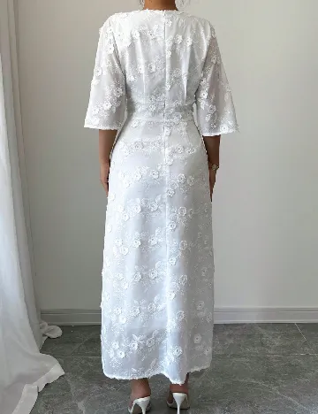 Rochie medie SHEIN, alb