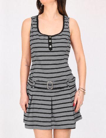 Rochie scurta Bershka, gri