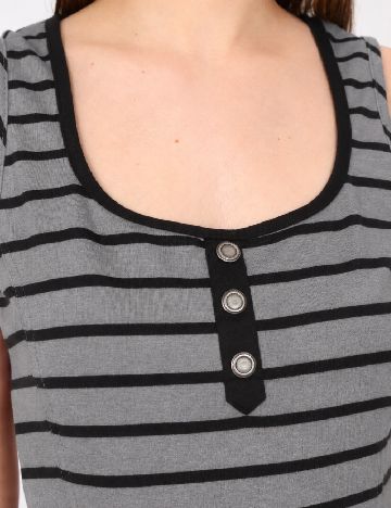 Rochie scurta Bershka, gri