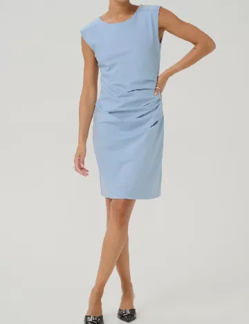 Rochie scurta Kaffe, albastru