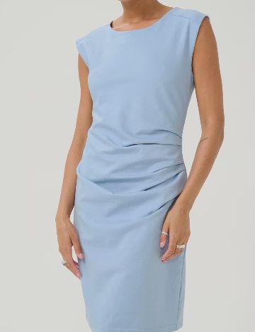 Rochie scurta Kaffe, albastru