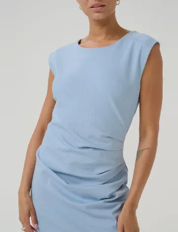 Rochie scurta Kaffe, albastru