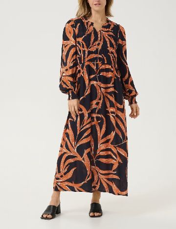 Rochie medie Kaffe, mix culori