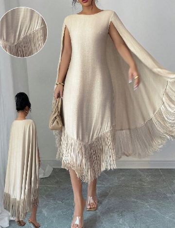 Rochie medie SHEIN, bej