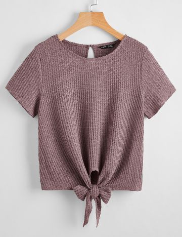 Tricou SHEIN, roz pudra