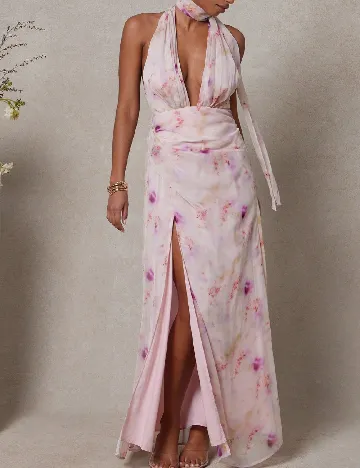 Rochie lunga L Amorae, roz