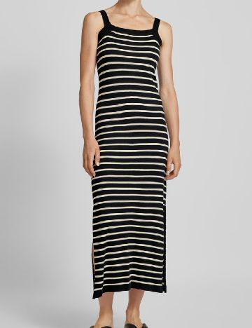 Rochie lunga Kaffe, negru